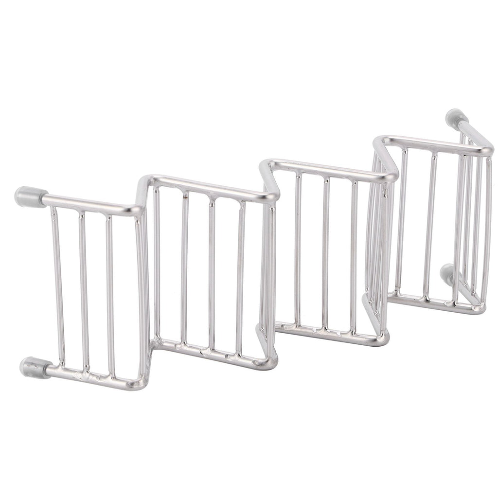 Taco Holder Innovative 304 Stainless Steel Pancake Stand Tray for Kitchen Restaurant3/4 Grid