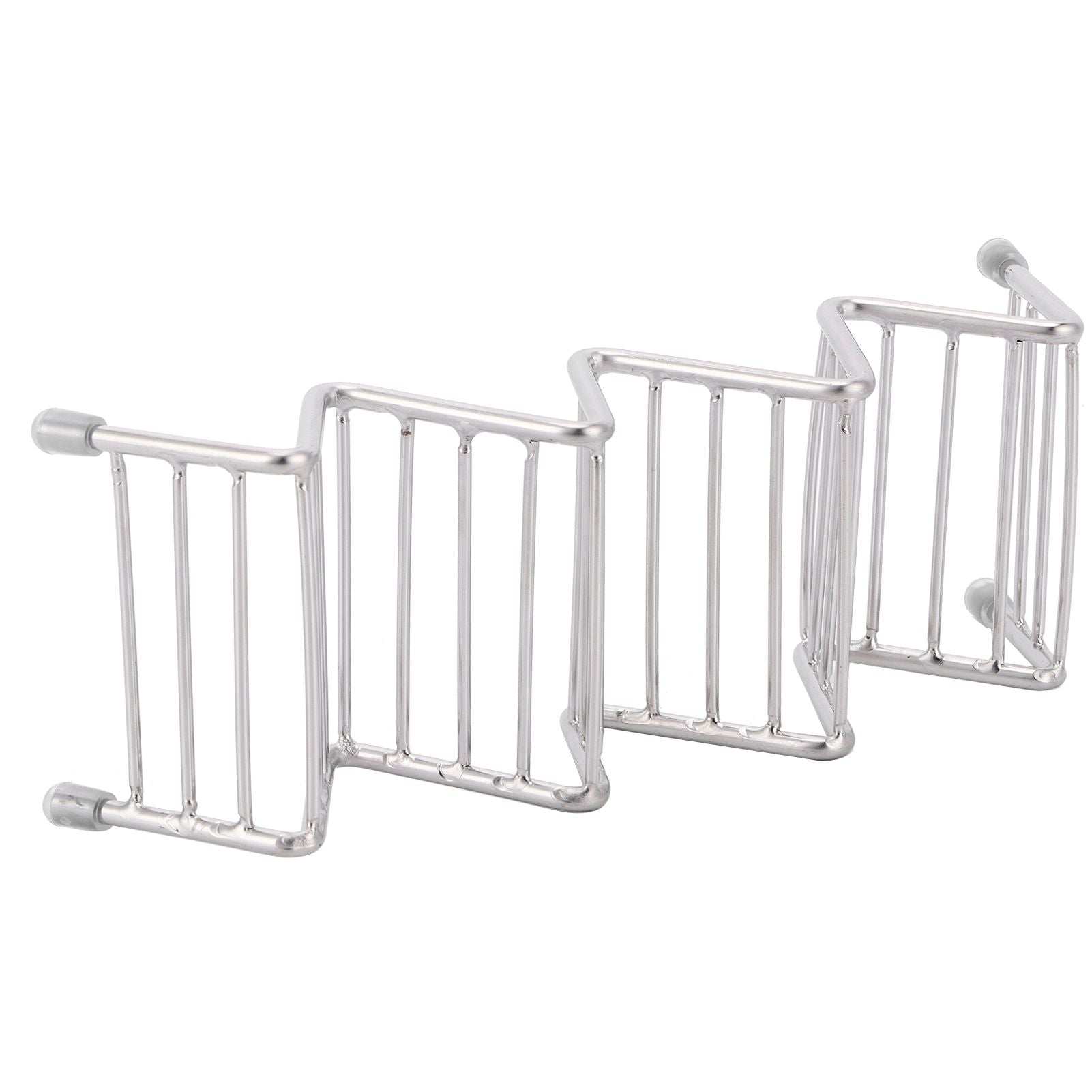 Taco Holder Innovative 304 Stainless Steel Pancake Stand Tray for Kitchen Restaurant3/4 Grid
