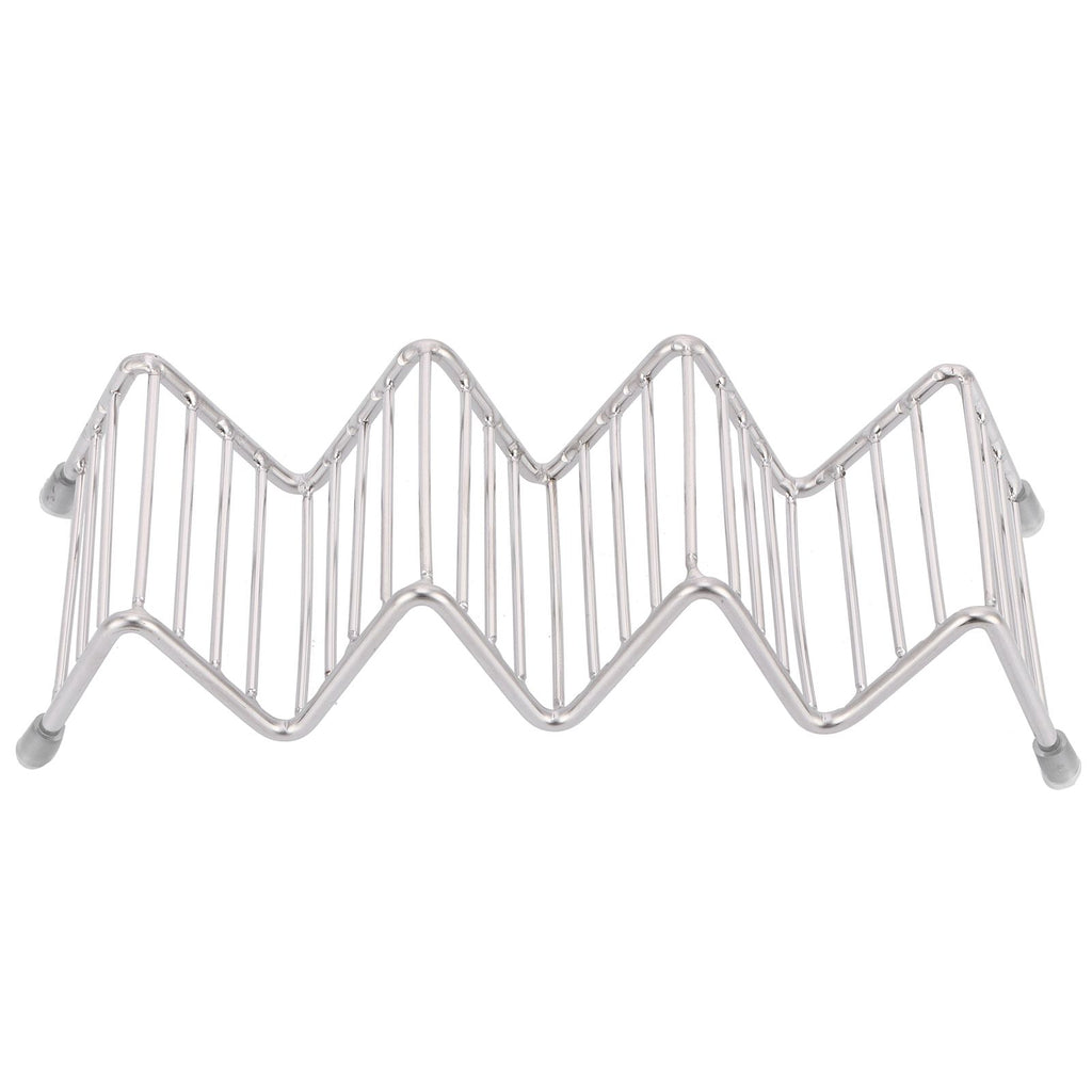 Taco Holder Innovative 304 Stainless Steel Pancake Stand Tray for Kitchen Restaurant3/4 Grid
