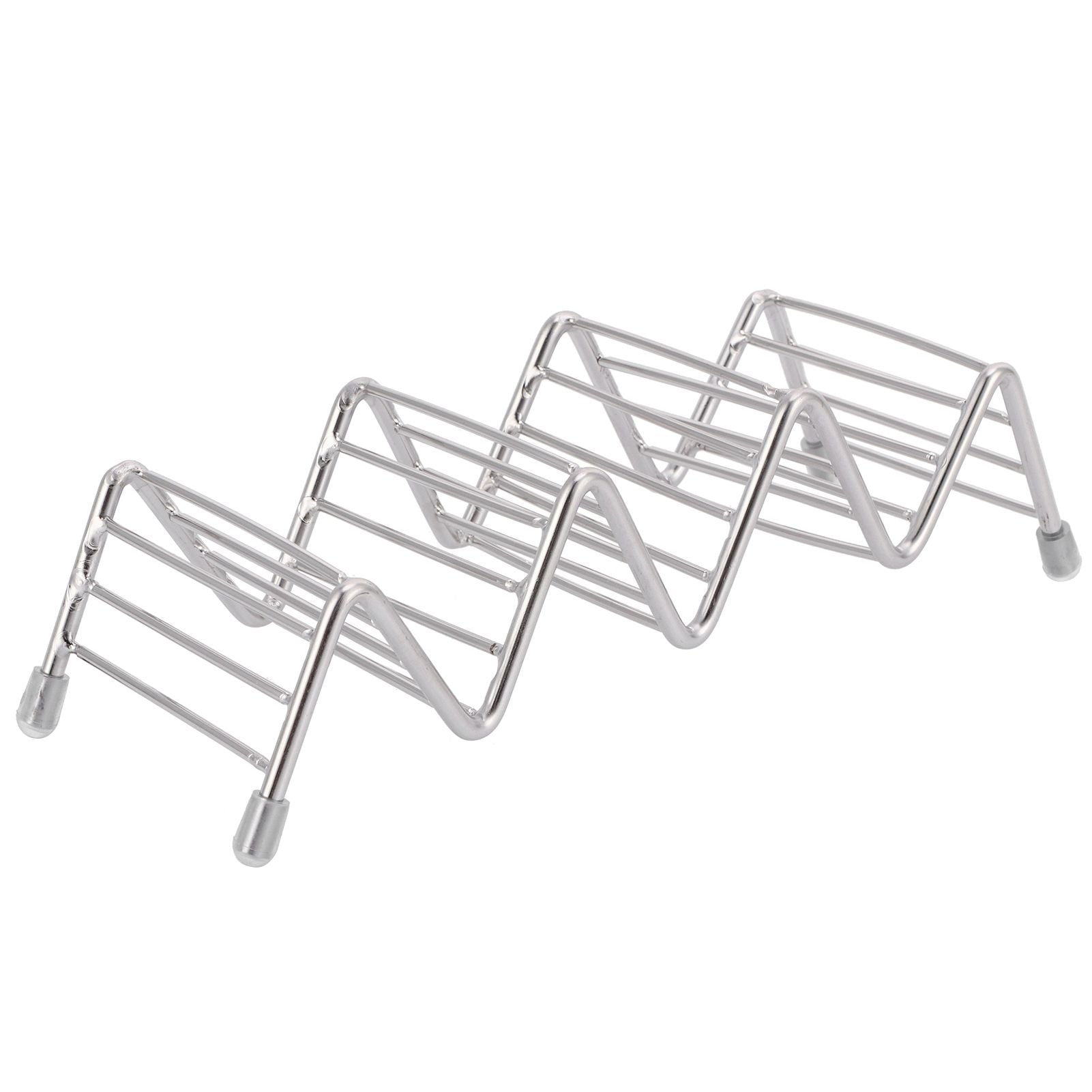 Taco Holder Innovative 304 Stainless Steel Pancake Stand Tray for Kitchen Restaurant3/4 Grid