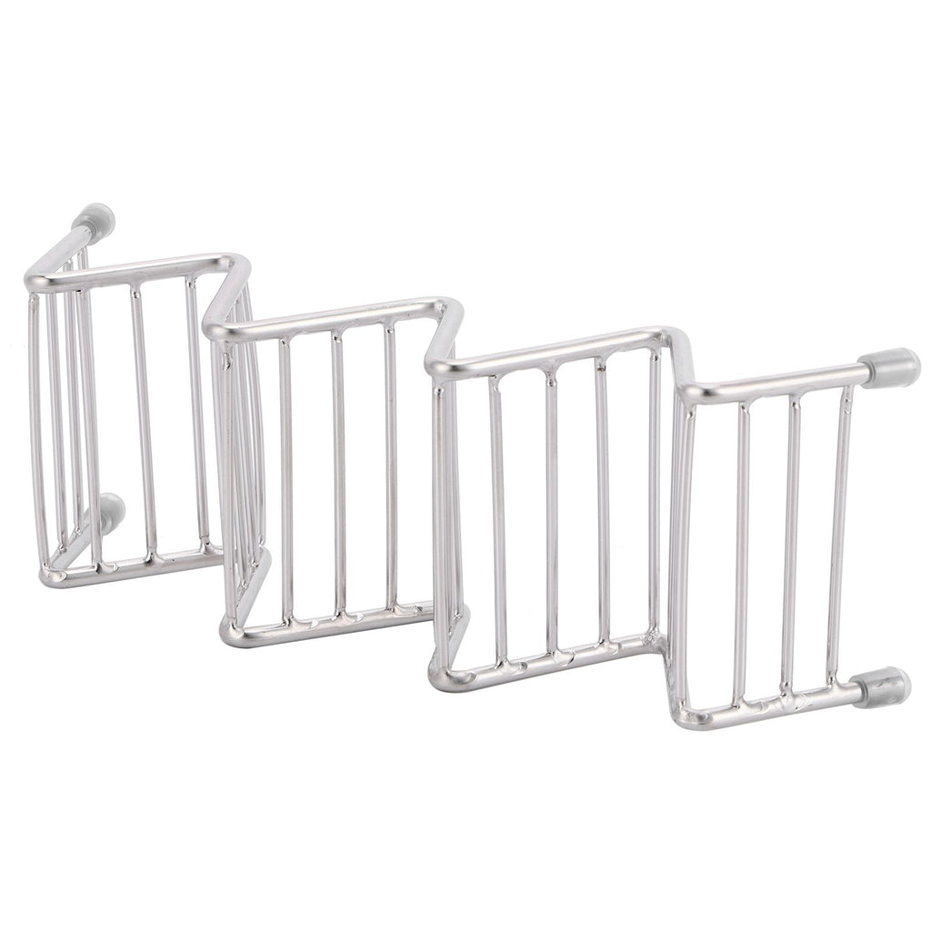 Taco Holder Innovative 304 Stainless Steel Pancake Stand Tray for Kitchen Restaurant3/4 Grid