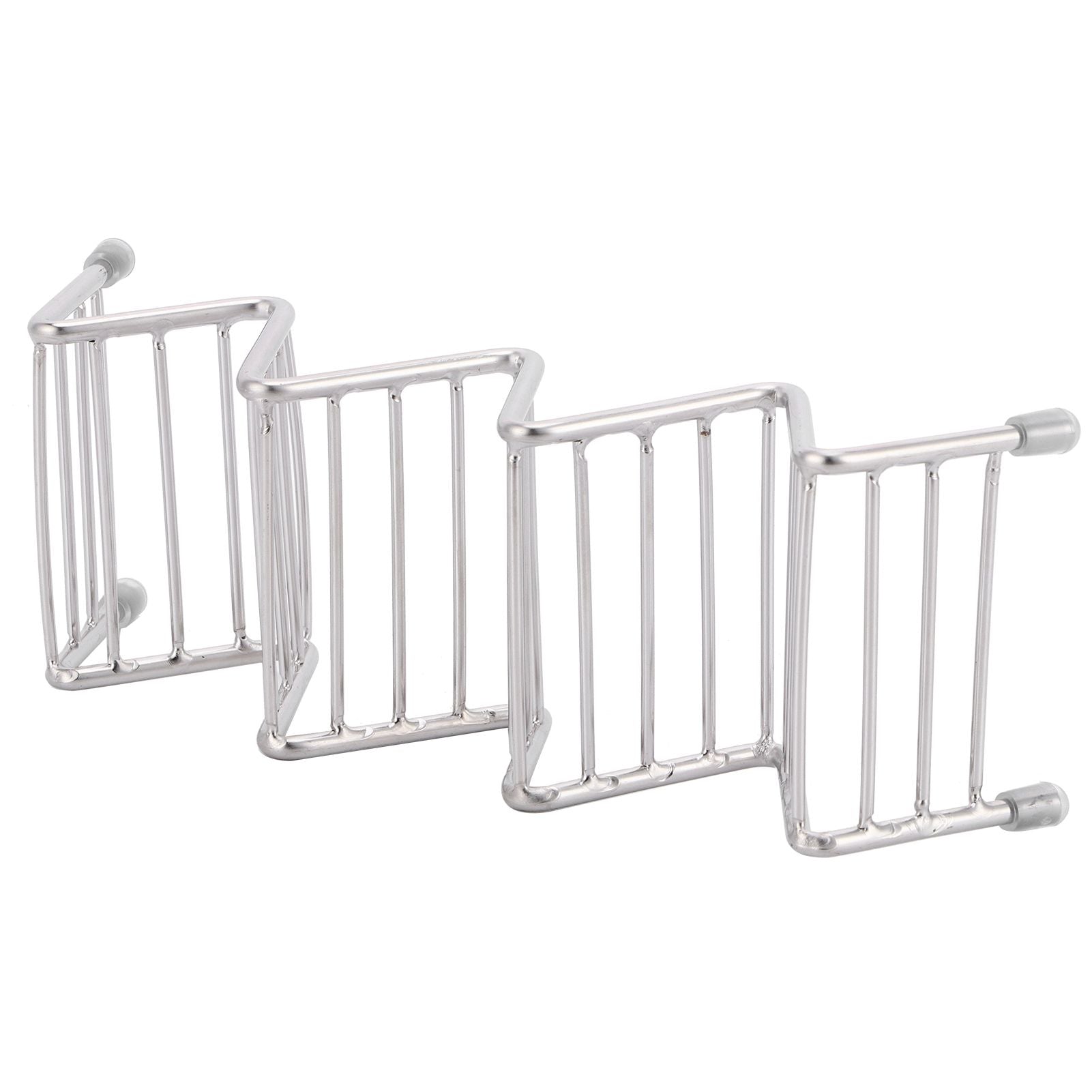 Taco Holder Innovative 304 Stainless Steel Pancake Stand Tray for Kitchen Restaurant3/4 Grid