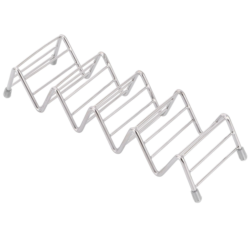 Taco Holder Innovative 304 Stainless Steel Pancake Stand Tray for Kitchen Restaurant4/5 Grid