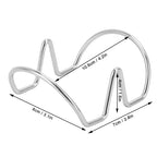 Taco Holder Stainless Steel Restaurant Mexican Taco Pancake Stand Kitchen Accessory(UShape 2 Grid )