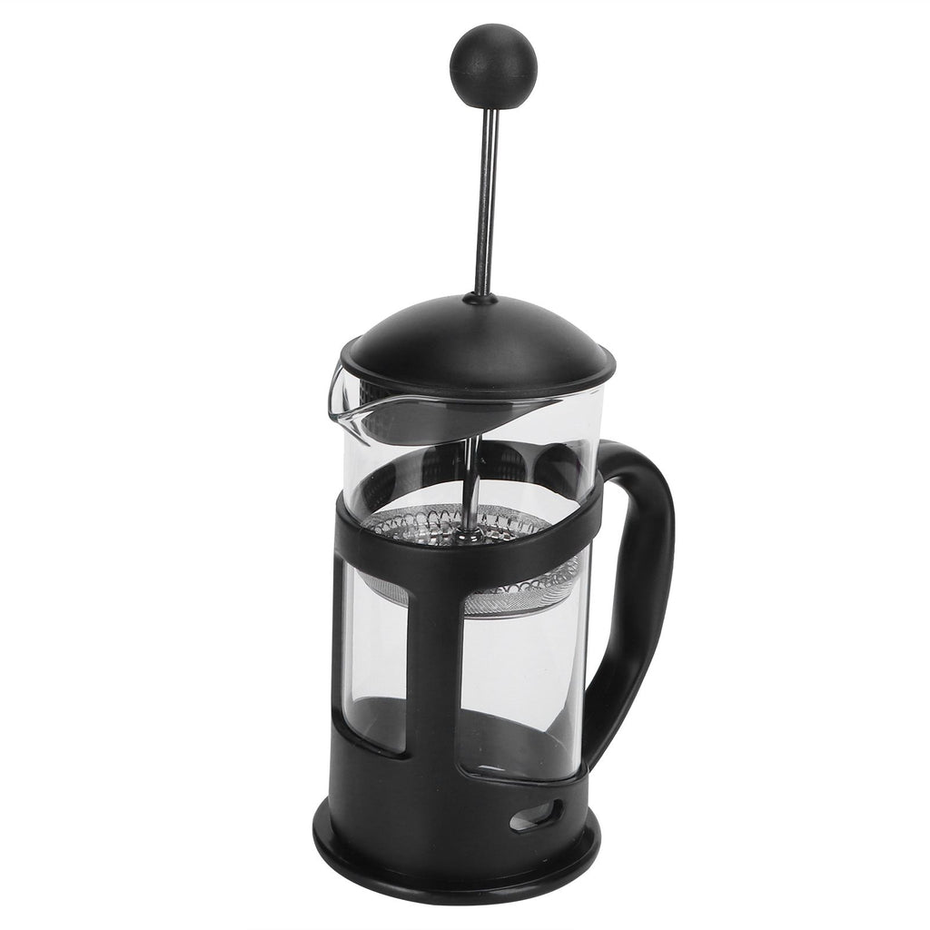 Coffee Tea Maker Kettle High Temperature Resistant Borosilicate Filter Teapot Hand Brewing Black350ml