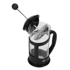 Coffee Tea Maker Kettle High Temperature Resistant Borosilicate Filter Teapot Hand Brewing Black350ml