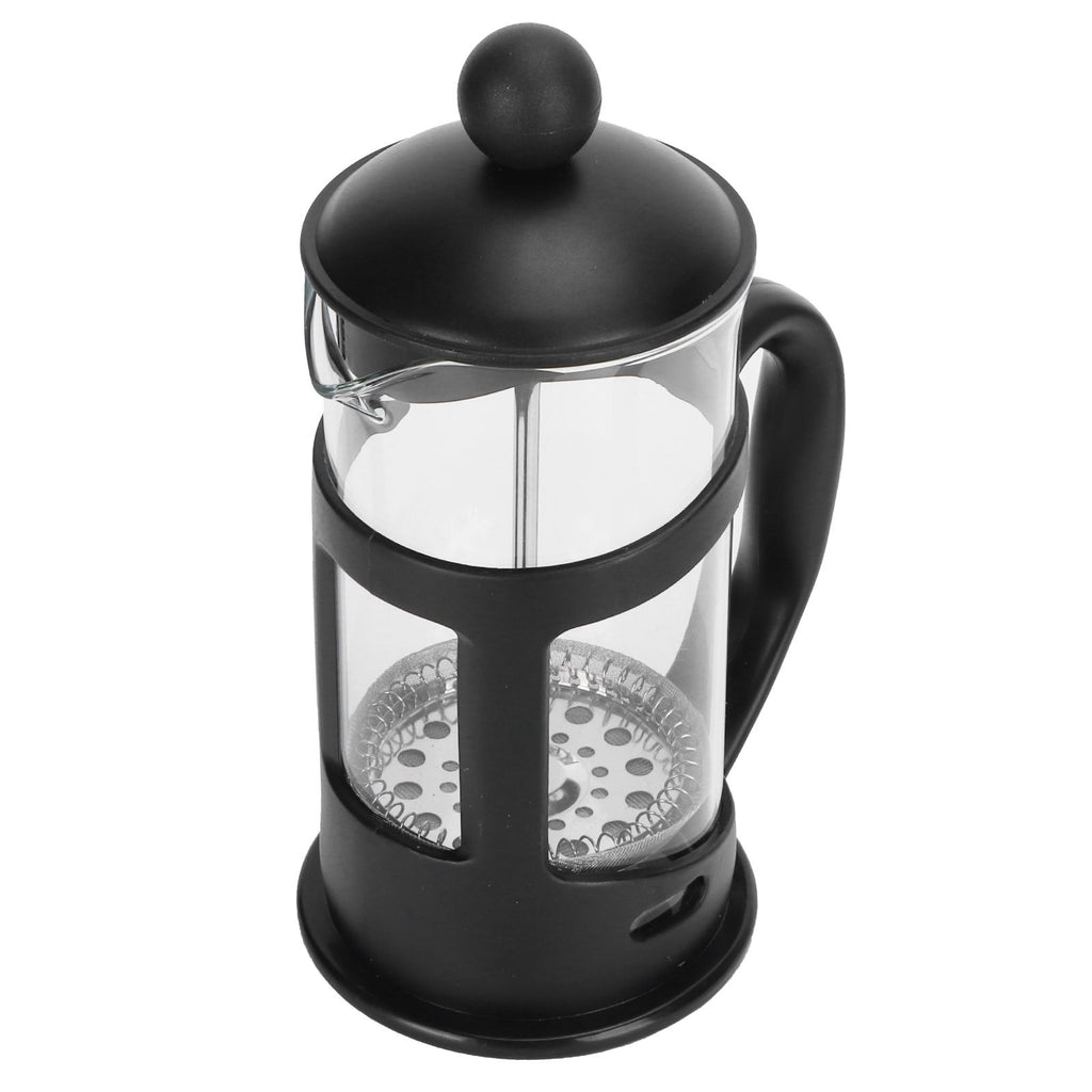 Coffee Tea Maker Kettle High Temperature Resistant Borosilicate Filter Teapot Hand Brewing Black350ml