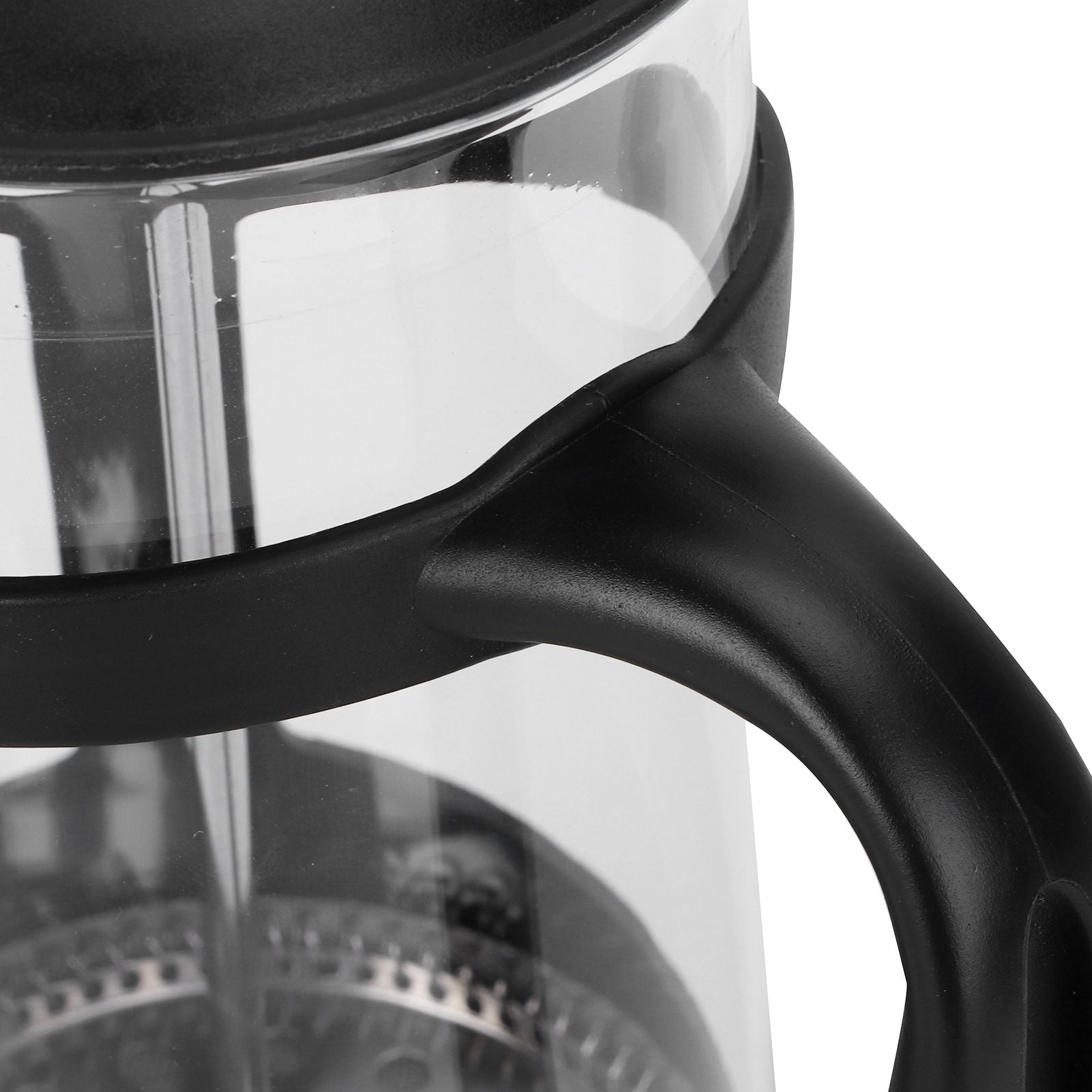 Coffee Tea Maker Kettle High Temperature Resistant Borosilicate Filter Teapot Hand Brewing Black350ml