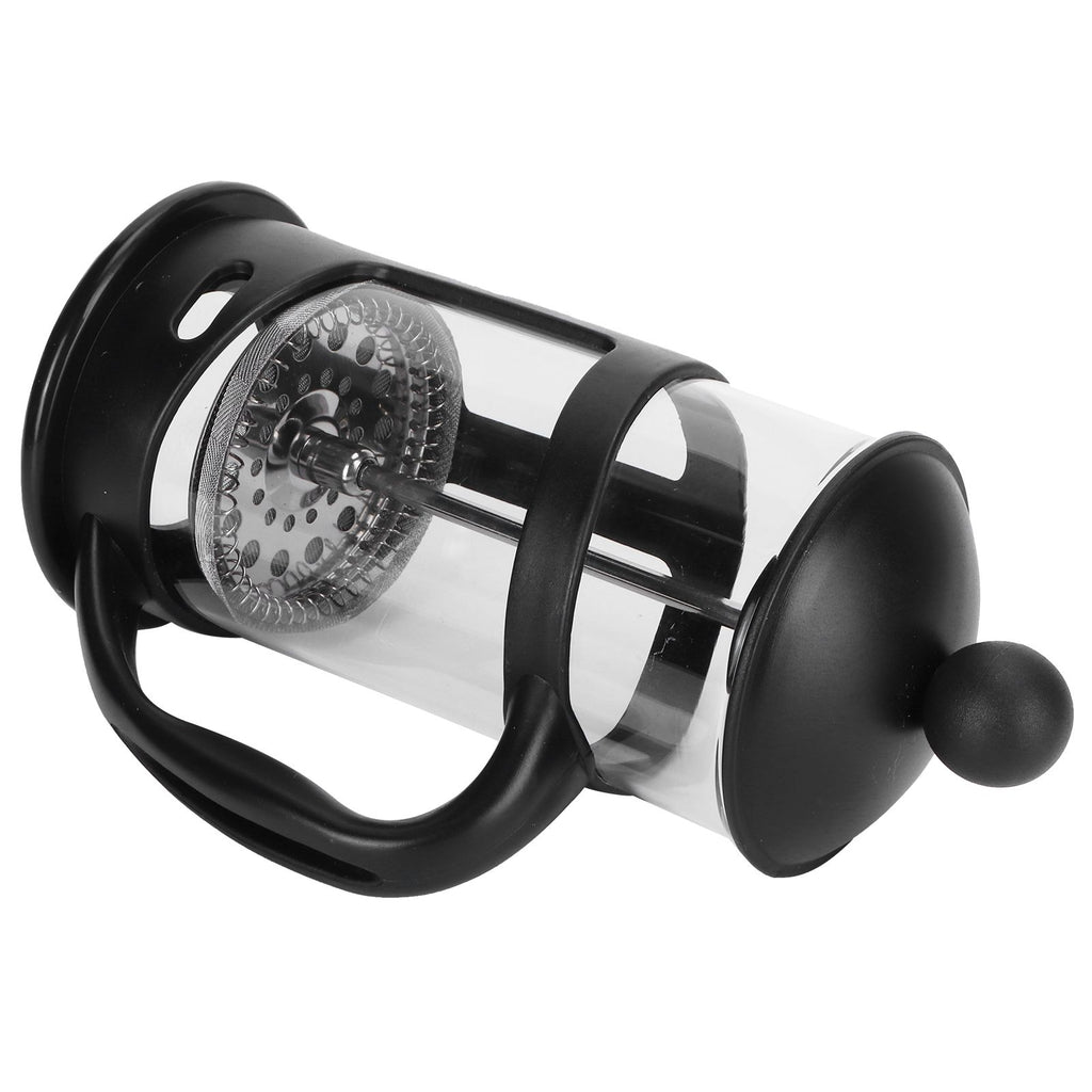 Coffee Tea Maker Kettle High Temperature Resistant Borosilicate Filter Teapot Hand Brewing Black600ml