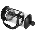 Coffee Tea Maker Kettle High Temperature Resistant Borosilicate Filter Teapot Hand Brewing Black600ml