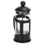 Coffee Tea Maker Kettle High Temperature Resistant Borosilicate Filter Teapot Hand Brewing Black1000ml