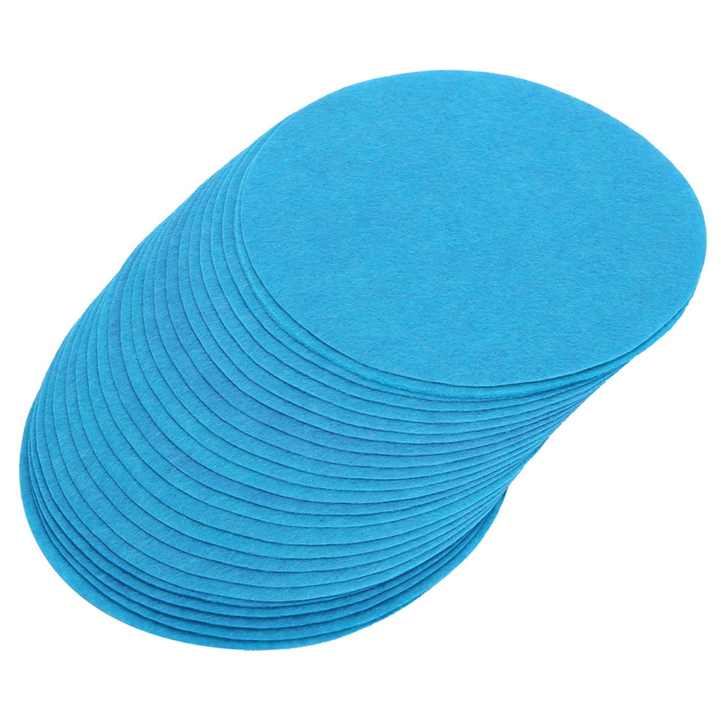 Felt Dish Protection Pad Bowl Anti Friction Pad Pot Stacking Food Plate Divider Separator Protectors(Lake Green 48PCS)