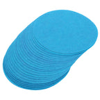 Felt Dish Protection Pad Bowl Anti Friction Pad Pot Stacking Food Plate Divider Separator Protectors(Lake Green 48PCS)