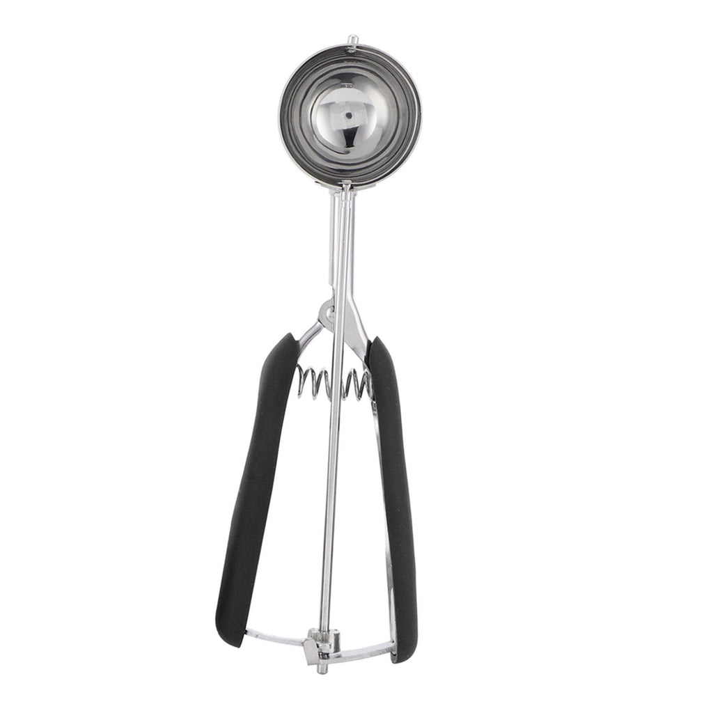 3PCS Ice Cream Scoop Cookies Scoop Set Stainless Steel Ice Cream Spoon Watermelon DiggerBlack