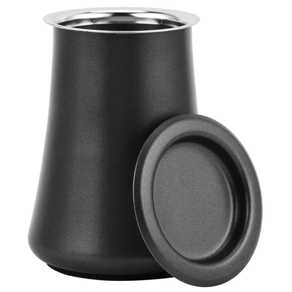 Coffee Powder Sieve 304 Stainless Steel Powder Sifter Container Home Filter CupBlack
