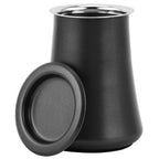 Coffee Powder Sieve 304 Stainless Steel Powder Sifter Container Home Filter CupBlack