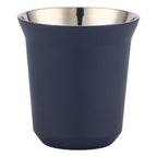 Stainless Steel Coffee Cup Double Wall Insulated Capsule Cup Mug for Home Coffee ShopDark Blue 160ml