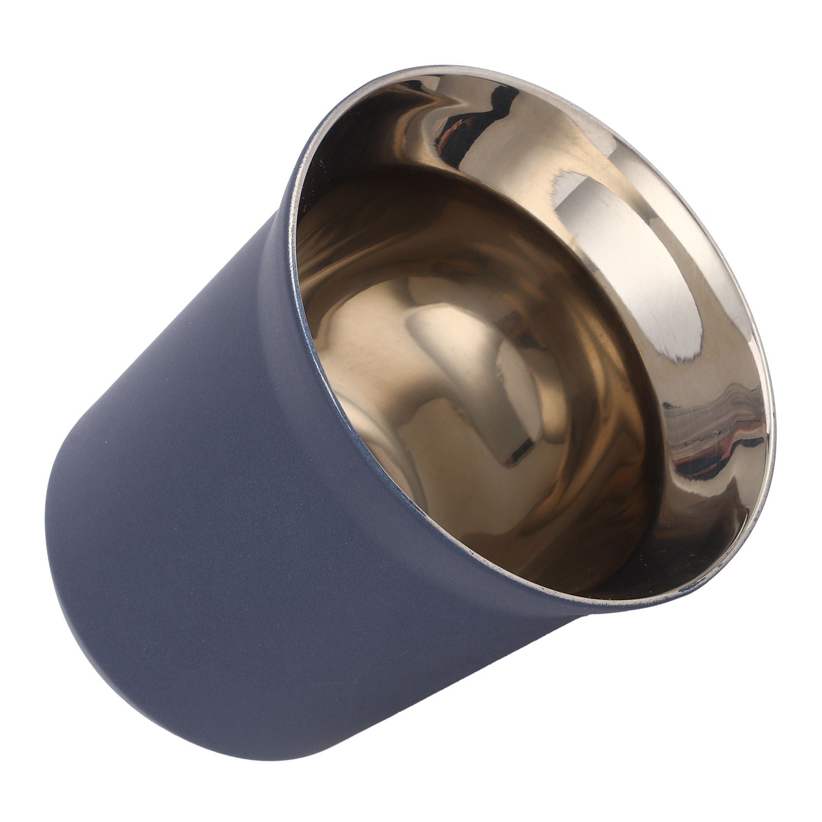 Stainless Steel Coffee Cup Double Wall Insulated Capsule Cup Mug for Home Coffee ShopDark Blue 160ml