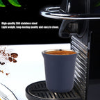Stainless Steel Coffee Cup Double Wall Insulated Capsule Cup Mug for Home Coffee ShopDark Blue 160ml