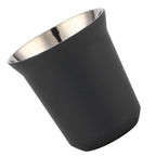 Double Wall Coffee Mug 304 Stainless Steel Insulation Capsule Cup for Kitchen SuppliesMatte Black 160ml