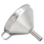 304 Stainless Steel Kitchen Funnel with Filter for Transferring of Liquid Dry Ingredients13cm Mouth Diameter