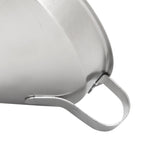 304 Stainless Steel Kitchen Funnel with Filter for Transferring of Liquid Dry Ingredients13cm Mouth Diameter