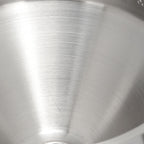 304 Stainless Steel Kitchen Funnel with Filter for Transferring of Liquid Dry Ingredients13cm Mouth Diameter