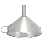 304 Stainless Steel Kitchen Funnel with Filter for Transferring of Liquid Dry Ingredients15cm Mouth Diameter