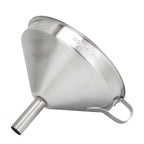 304 Stainless Steel Kitchen Funnel with Filter for Transferring of Liquid Dry Ingredients15cm Mouth Diameter