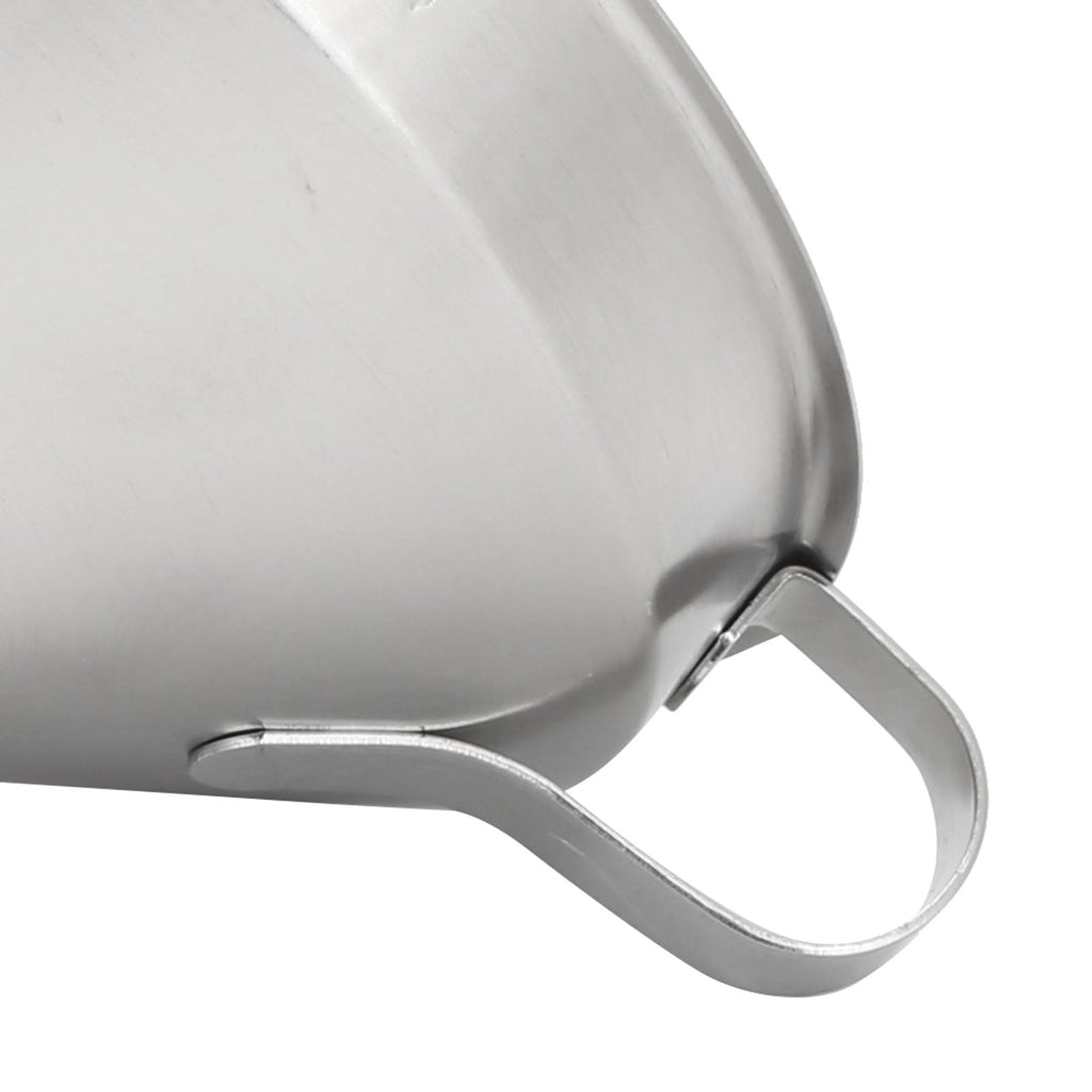 304 Stainless Steel Kitchen Funnel with Filter for Transferring of Liquid Dry Ingredients15cm Mouth Diameter