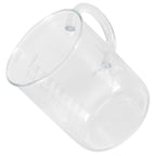 Beaker Mug Borosilicate Glass Cup with Handle and Measuring Scale for Coffee Tea