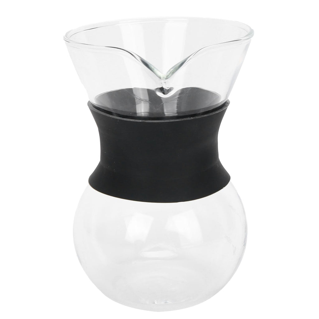 Reusable Glass Coffee Pot with Stainless Steel Filter Manual Drip Coffee Maker Set200ml