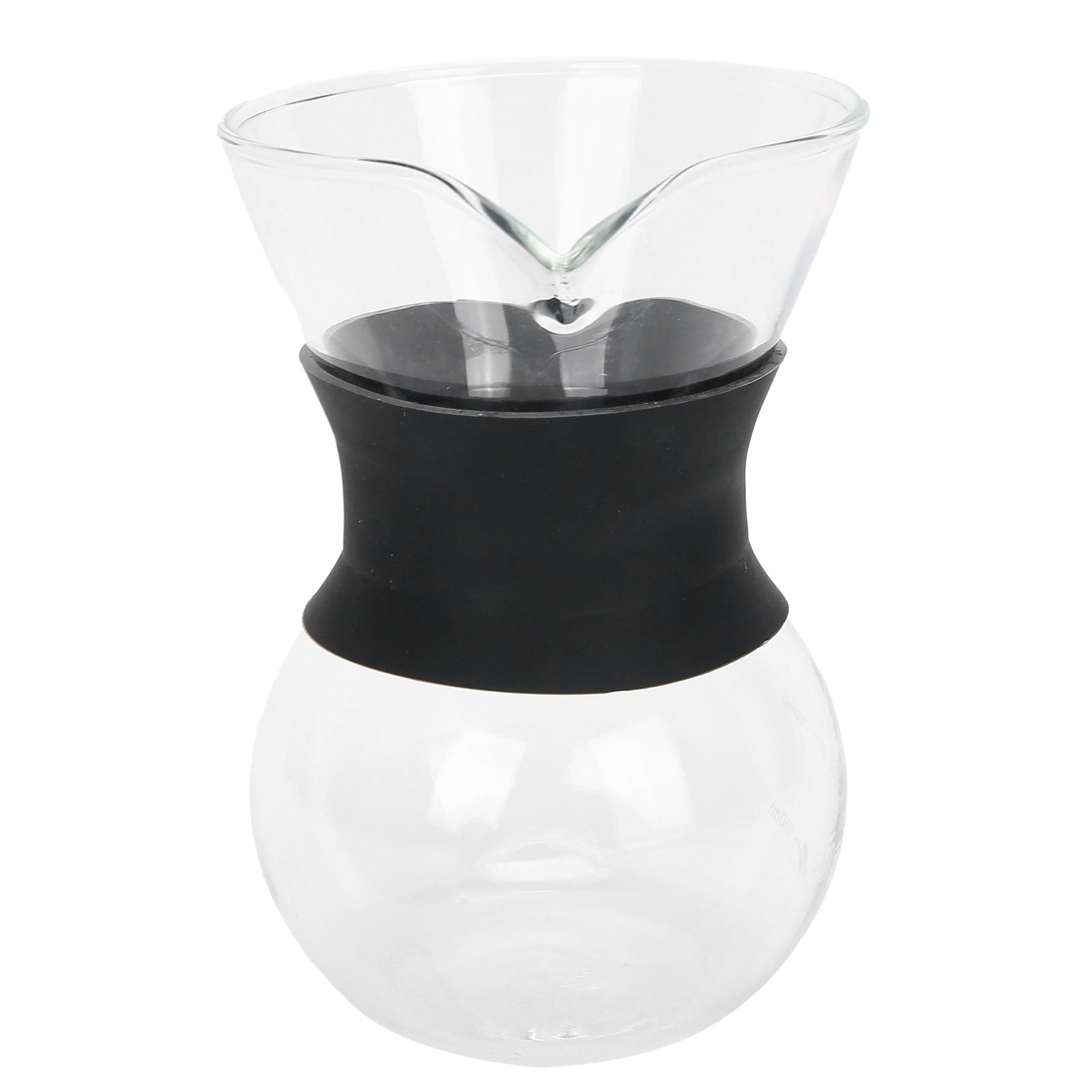 Reusable Glass Coffee Pot with Stainless Steel Filter Manual Drip Coffee Maker Set200ml