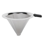 Reusable Glass Coffee Pot with Stainless Steel Filter Manual Drip Coffee Maker Set200ml