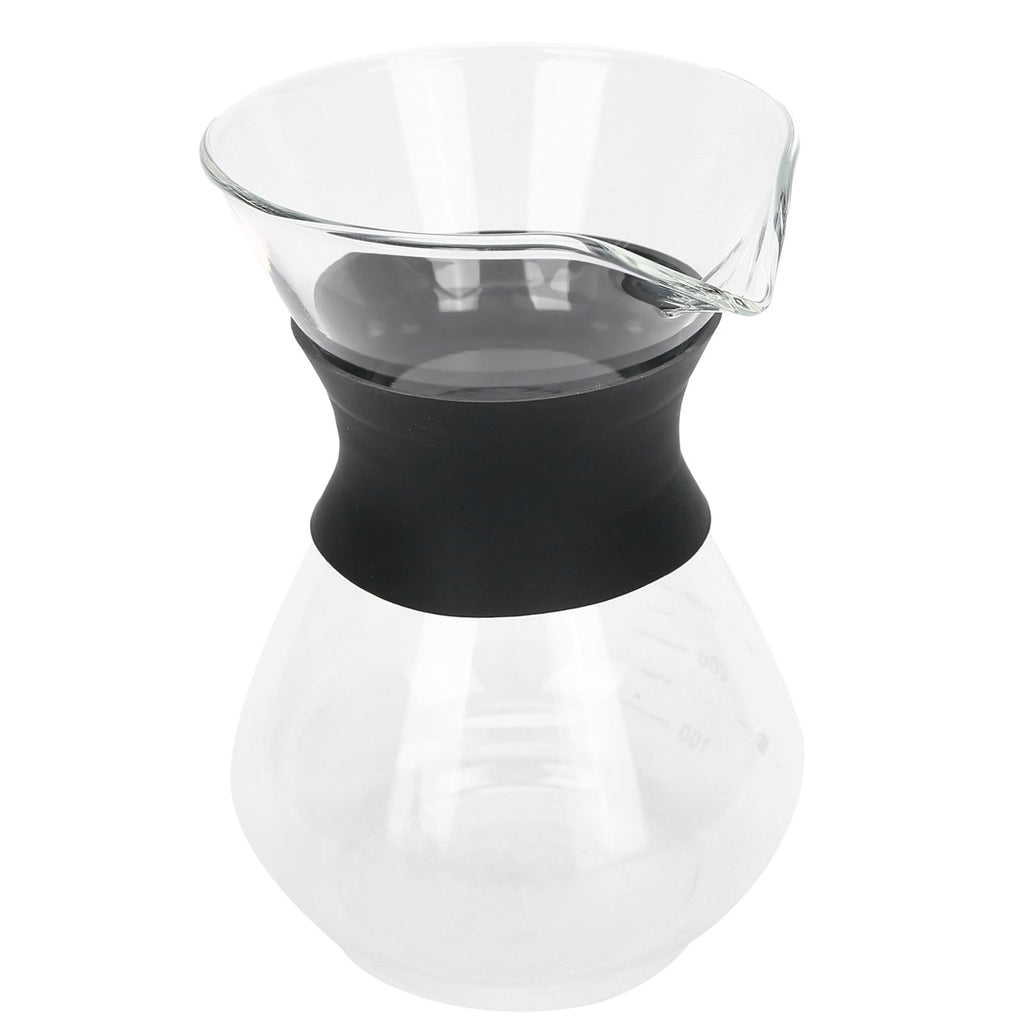 Reusable Glass Coffee Pot with Stainless Steel Filter Manual Drip Coffee Maker Set400ml