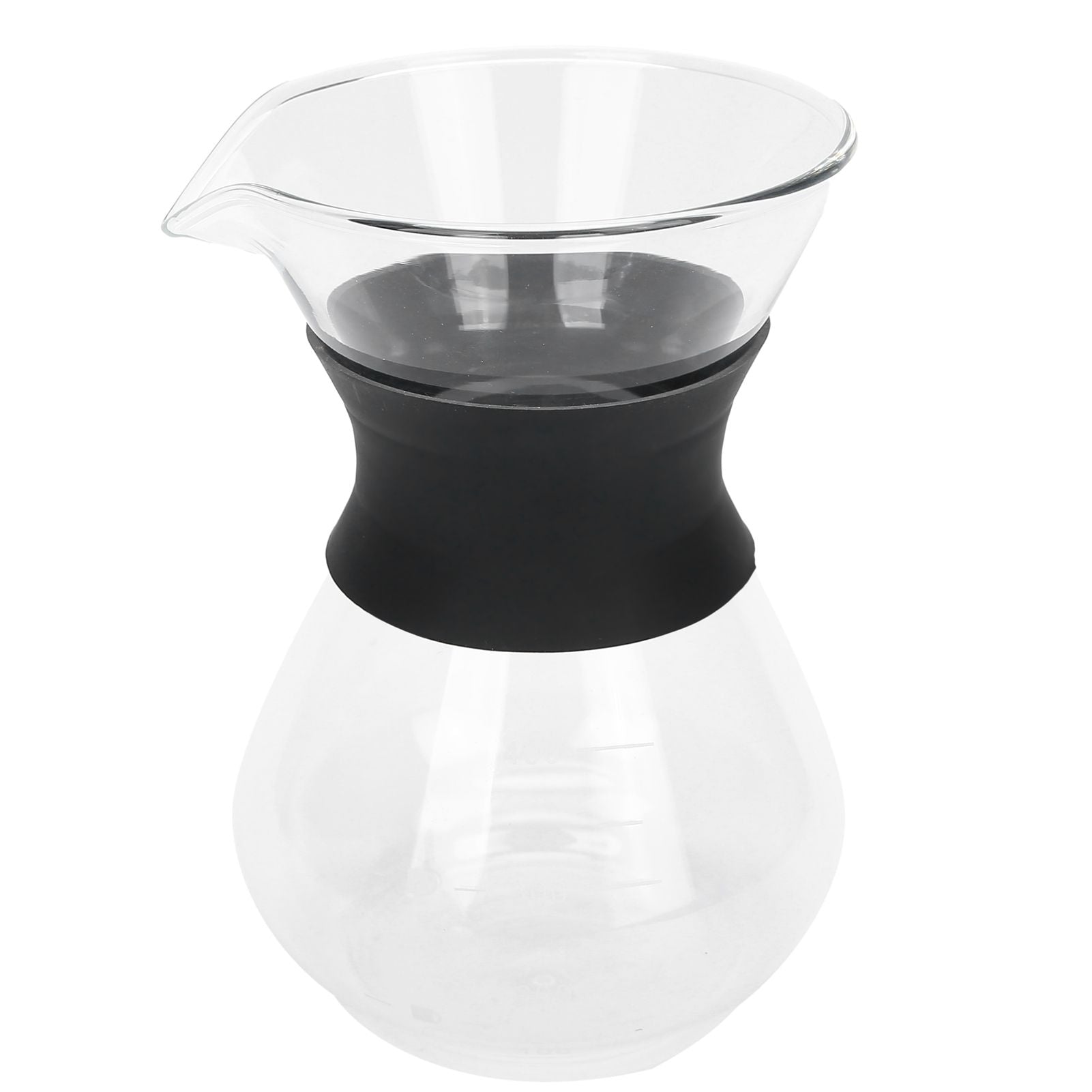 Reusable Glass Coffee Pot with Stainless Steel Filter Manual Drip Coffee Maker Set400ml