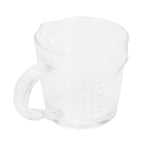 Coffee Cup with Double Spouts Scale Hand Made Borosilicate Glass Measuring Cup 70ml