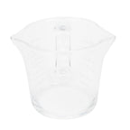 Coffee Cup with Double Spouts Scale Hand Made Borosilicate Glass Measuring Cup 70ml