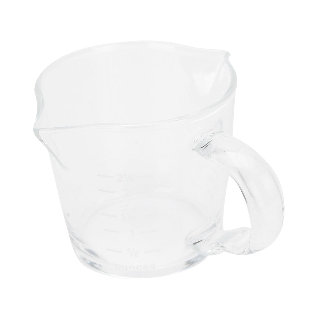Coffee Cup with Double Spouts Scale Hand Made Borosilicate Glass Measuring Cup 70ml