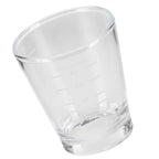 80ml Coffee Cup with Scales Milk Measuring Glass for Home Office Coffee Shop Transparent