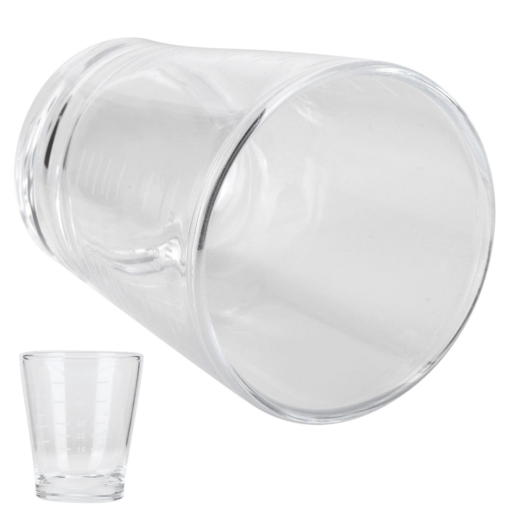 80ml Coffee Cup with Scales Milk Measuring Glass for Home Office Coffee Shop Transparent
