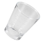 80ml Coffee Cup with Scales Milk Measuring Glass for Home Office Coffee Shop Transparent