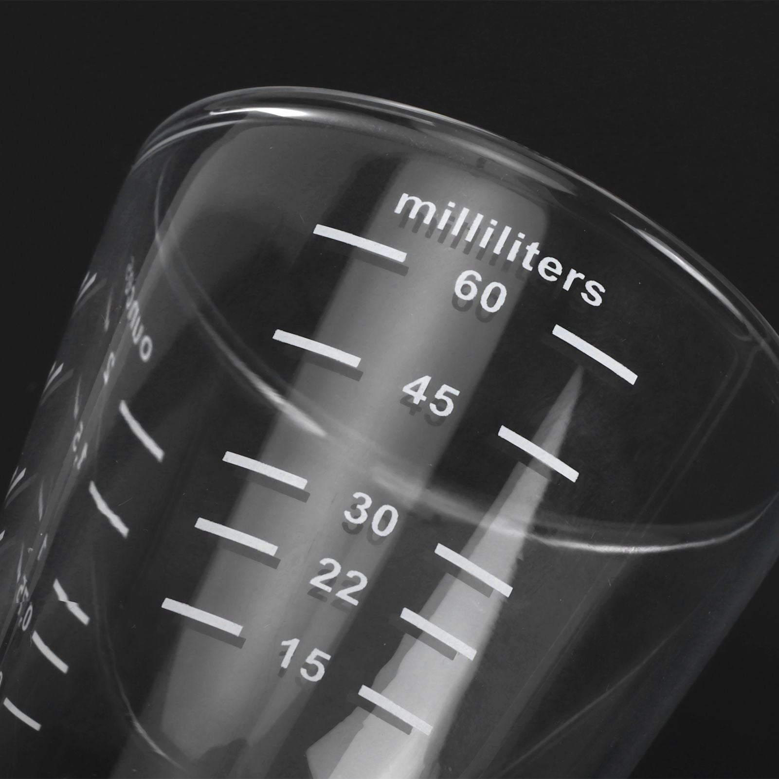 80ml Coffee Cup with Scales Milk Measuring Glass for Home Office Coffee Shop Transparent