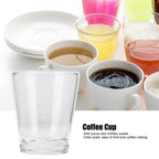 80ml Coffee Cup with Scales Milk Measuring Glass for Home Office Coffee Shop Transparent