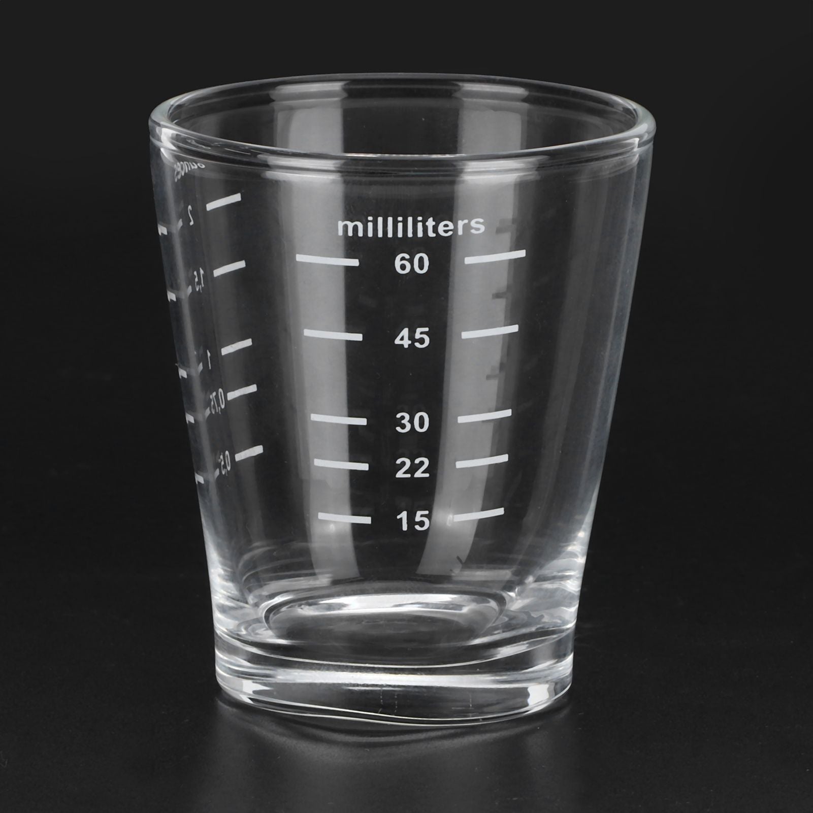 80ml Coffee Cup with Scales Milk Measuring Glass for Home Office Coffee Shop Transparent