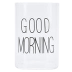 Transparent Milk Cup Innovative Coffee Mug Tea Drink Glass Drinkware for Home ShopBlack Label 240ml