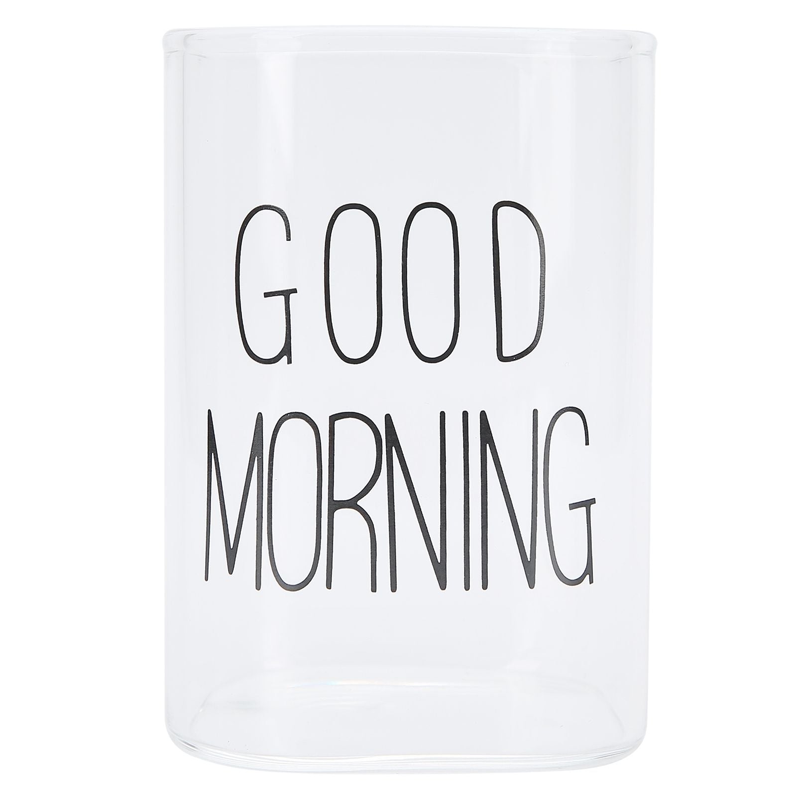Transparent Milk Cup Innovative Coffee Mug Tea Drink Glass Drinkware for Home ShopBlack Label 240ml