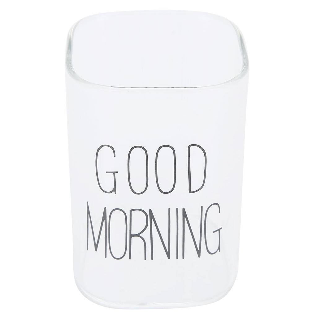 Transparent Milk Cup Innovative Coffee Mug Tea Drink Glass Drinkware for Home ShopBlack Label 240ml