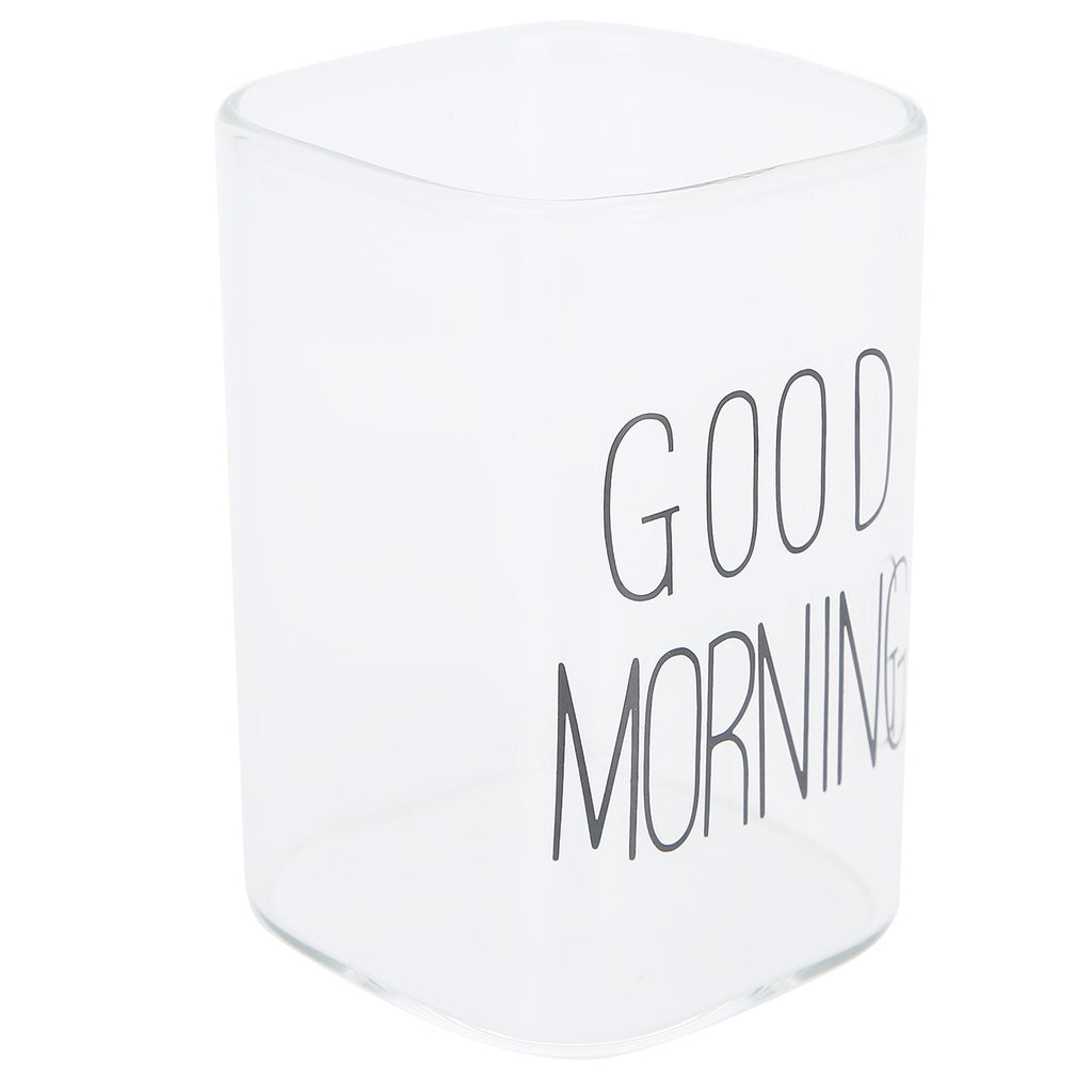 Transparent Milk Cup Innovative Coffee Mug Tea Drink Glass Drinkware for Home ShopBlack Label 240ml