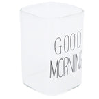 Transparent Milk Cup Innovative Coffee Mug Tea Drink Glass Drinkware for Home ShopBlack Label 240ml